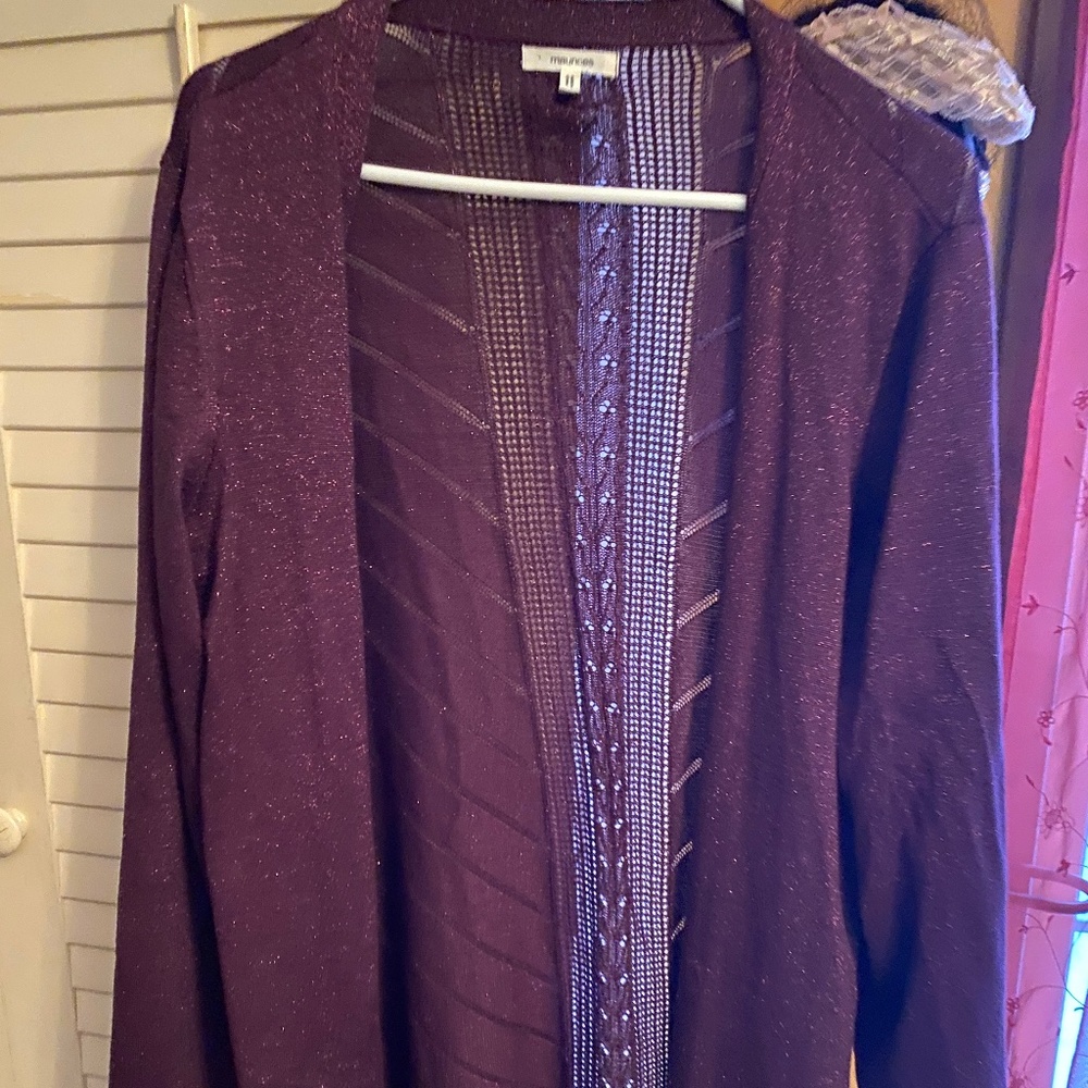 Sparkly Purple Maurices Sweater